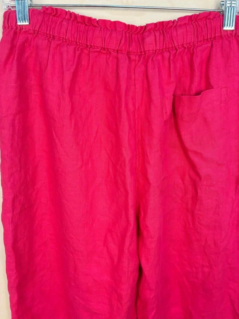 J.Crew 100% Linen Wide Leg Pull On Pants - Picture 4 of 11